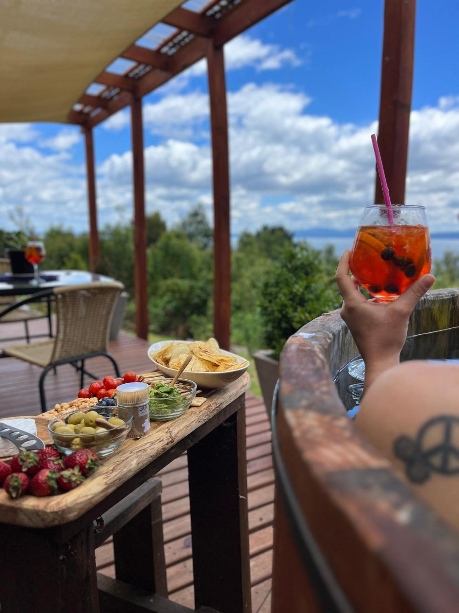 Cabanas Ayalen Con Vista Al Lago 普孔 外观 照片